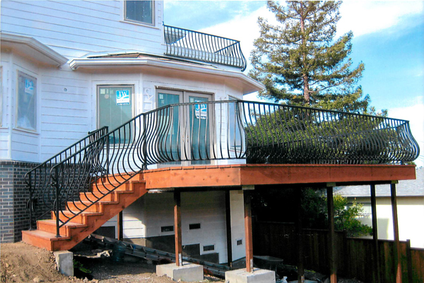 Wrought Iron Porch Railings San Jose