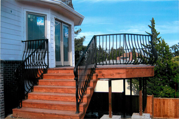 Wrought Iron Pot Belly Railings San Jose